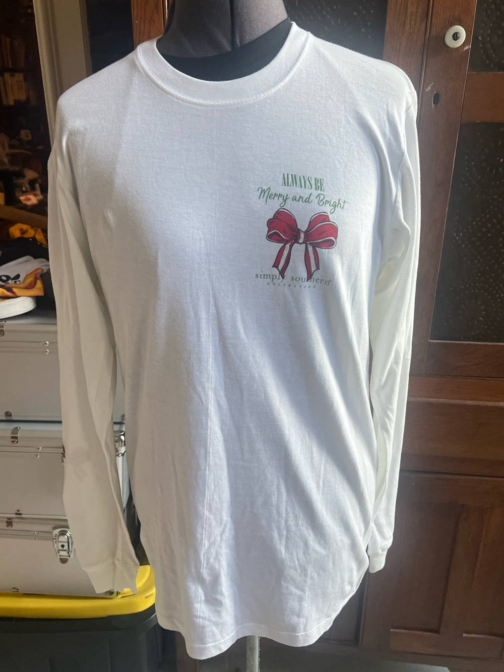 Simply Southern Long Sleeve Teenew with tags size S